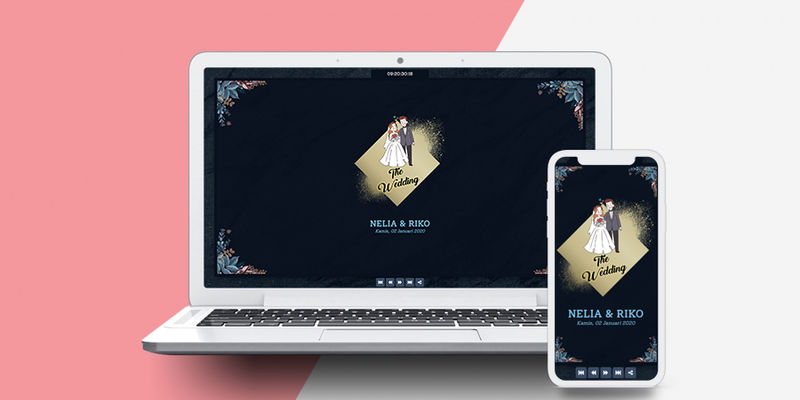 Undangan Nikah Online Jellyblack